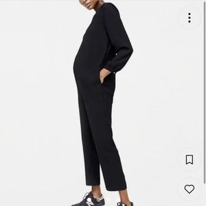 HATCH x J Crew black maternity jumpsuit